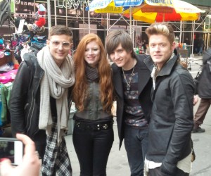 Hot Chelle Rae - MTV 7Feb14 fan photo
