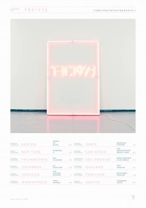 the 1975 winter tour flyer