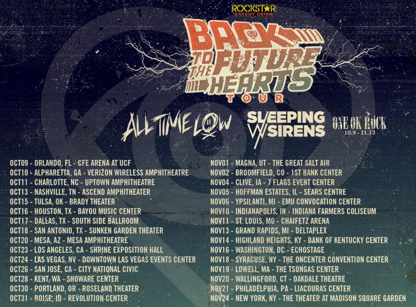 All Time Low Announce “Back To The Future Hearts Tour